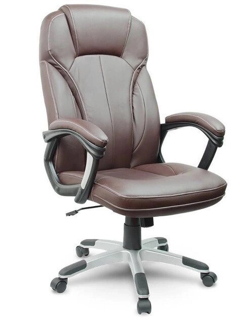 Офісне крісло для дому та офісу ARIZO. Колір коричневий. від компанії Інтернет-магазин "мегасфера" - фото 1