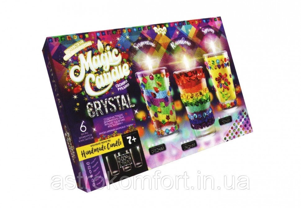 Парафінові свічки з кристалами 7320DT MAGIC CANDLE CRYSTAL від компанії Інтернет-магазин "мегасфера" - фото 1