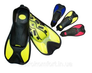 Короткі ласти для плавання для басейну DR02 S Розмір 38-39. Різні кольори.