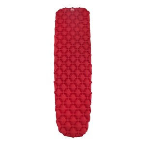 Надувний туристичний килимок матрац для відпочинку на природі WCG надувний каремат для кемпінгу (червоний)