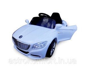 Електромобіль дитячий Cabrio S1 м'які EVA колеса. Колір білий.