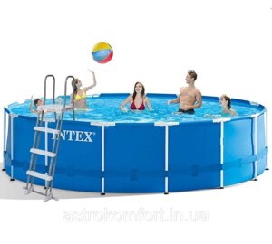 Каркасний басейн Intex, 457х122 см (сходи, тент, підстилка) в Києві от компании Интернет-магазин "МегаСфера"