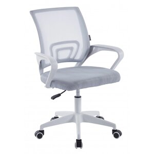 Комп'ютерне крісло для дому та офісу Bonro BN-619 сіре з білим