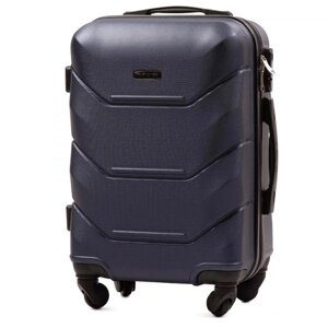 Невеликий дорожній валізу з пластика Wings 147 синій колір розмір S