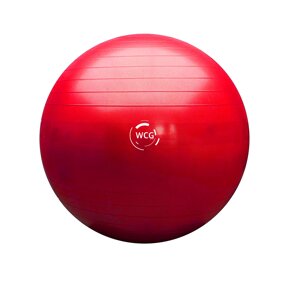 М'яч для фітнесу ( фітбол ) WCG 75 Anti-Burst 300кг Рожевий