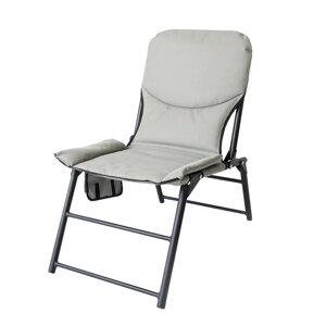 Складне туристичне крісло для риболовлі "Титан" d27 мм ( Сірий колір )
