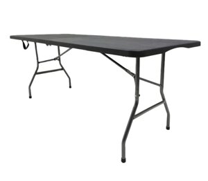 Складаний туристичний стіл для пікніка банкету для дому Bonro BS 180 см колір чорний