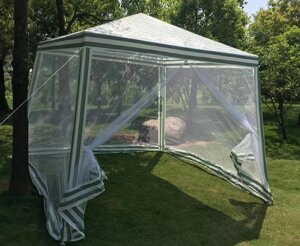 Садовый павильон с москитной сеткой тент размером 3x3 м в Киеве от компании Интернет-магазин "МегаСфера"
