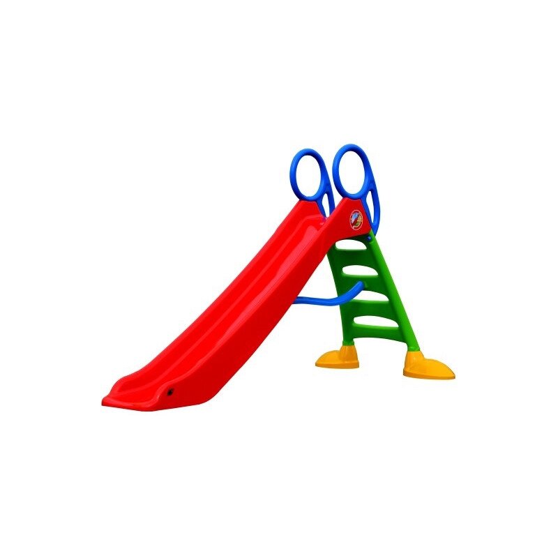 Дитяча пластикова гірка зі сходами Mochtoys довжиною 200 см (2метра). Два кольори. - вартість