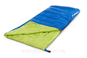 Всесезонний спальний мішок-ковдра Acamper 300 г / м2 колір синій