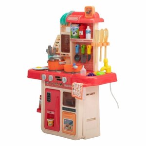 Інтерактивна дитяча ігрова кухня з повним набором приладдя, світлом та водою Spoko SP-60