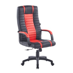 Крісло комп'ютерне офісне Bonro B-048 чорне із червоним