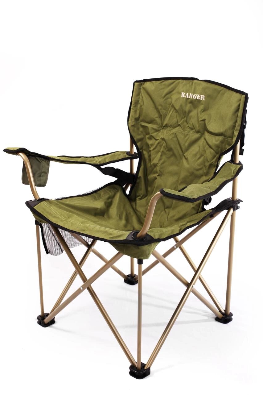 Розкладне туристичне крісло для відпочинку на природі Ranger Rshore Green RA 2203 від компанії Інтернет-магазин "мегасфера" - фото 1