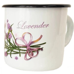 Кухоль idilia емаль 0104/2 Букет лаванди бузковий 0.5л