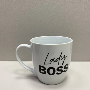 Чашка керамічна 500 мл Lady Boss в подарунковій коробці Kvarta 5098
