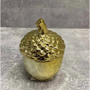 Декоративна свічка з кришкою Золотий жолудь Bona-Di 727-351