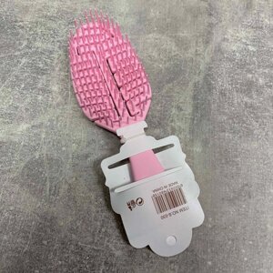 Розчіска пластикова для волосся Stenson світло-рожева S-030/0158