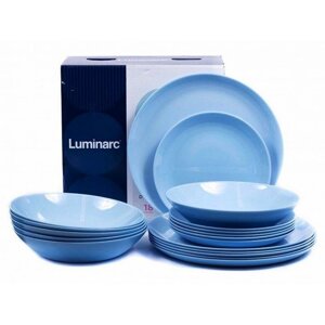 Сервіз столовий 18 предметів Luminarc Diwali LIGHT BLUE P2962