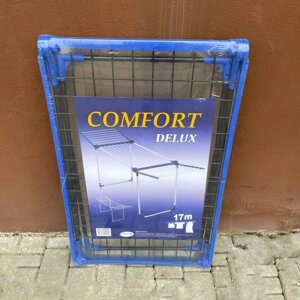 Сушарка підлогова для одягу 17 м Comfort Delux 17-F чорно-синя