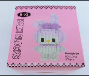 Конструктор 3D Blocks Beixi - My Melody - Мелоді - 560 деталей