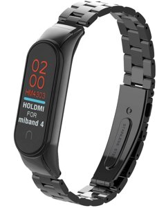 Металевий Ремінець Shark для Mi Band 4/3 Black