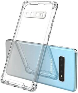Прозорий чохол MultiCam Samsung Galaxy S10 Plus (посилений кутами)