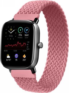 Ремінець Solo Loop для Amazfit GTS 2 mini (135 мм) Pink