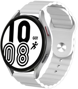 Ремінець Wave для Galaxy Watch 4 44mm White