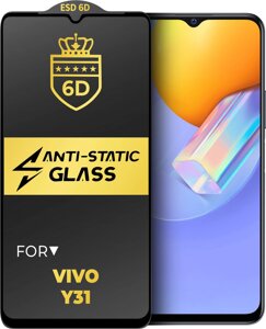 Захисне скло 6D Anti-Static Vivo Y31 Glass Shield