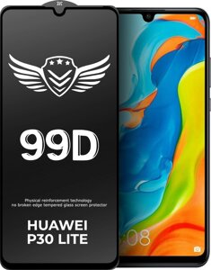 Захисне скло FlyGuard Huawei P30 Lite (Full Glue)