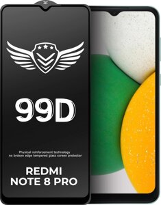 Захисне скло FlyGuard Xiaomi Redmi Note 8 Pro (Full Glue)