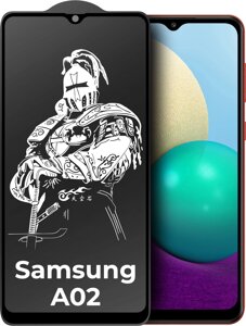 Захисне скло King Fire Samsung Galaxy A02 A022 (Full Glue) Black