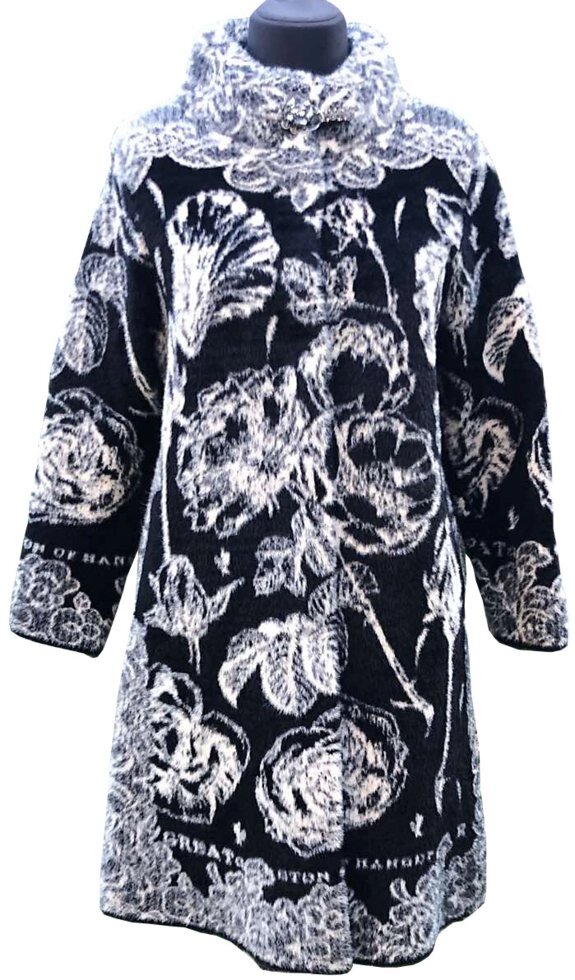 Пальто жіноче Альпака 198 від компанії LAFEI NIER - фото 1