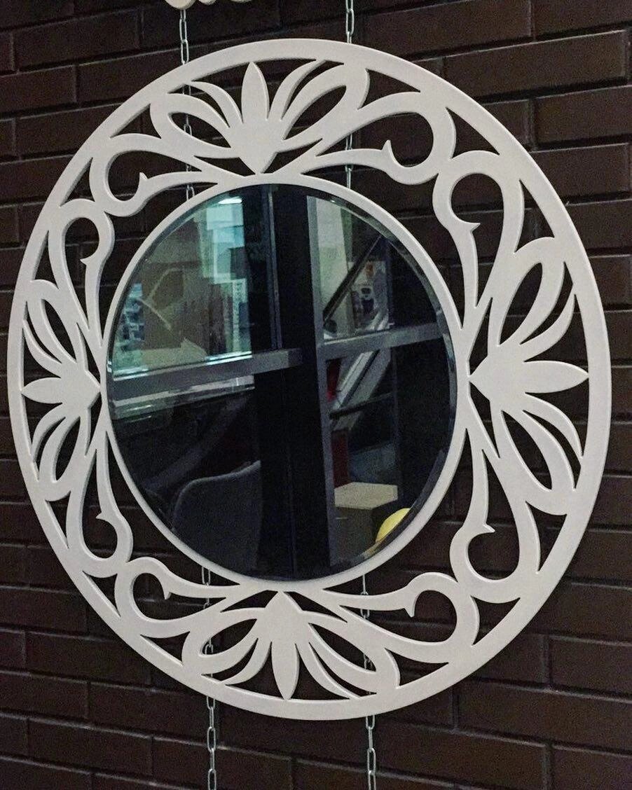 Дзеркало кругле в декоративній рамці від компанії Інтернет-магазин Кo-Di - фото 1
