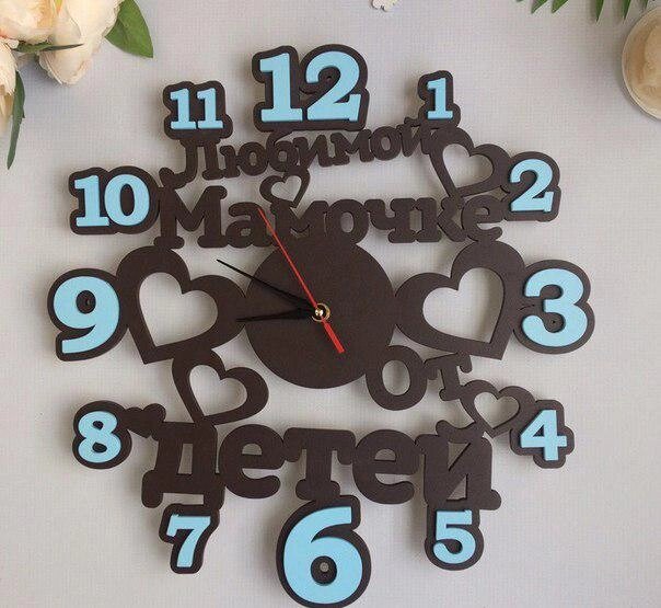 Годинник настінний з мдф від компанії Інтернет-магазин Кo-Di - фото 1