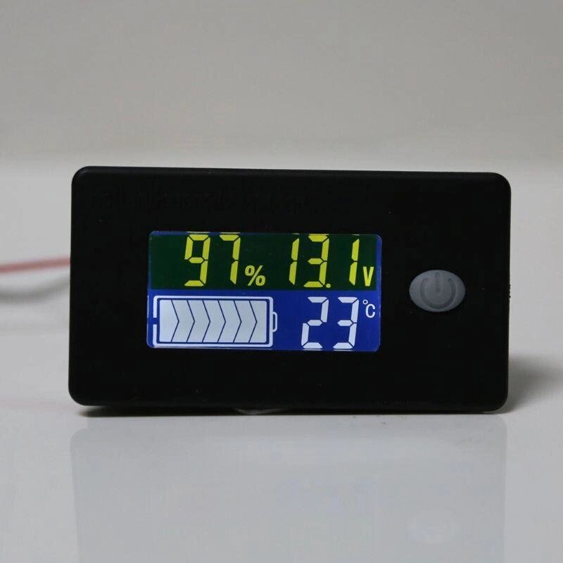 Індикатор рівня заряду акумулятора, кольоровий зі звуком і термодатчиком від компанії Інтернет-магазин Кo-Di - фото 1