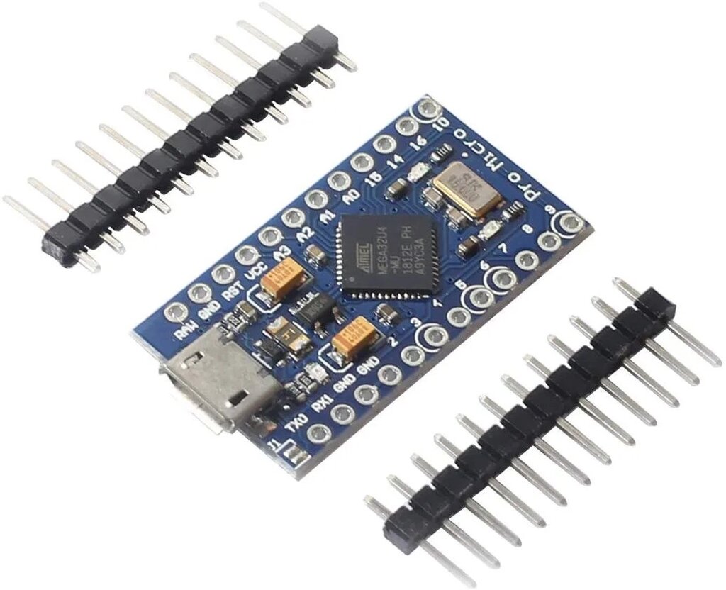 Контроллер Arduino Nano ATMEGA32U4 microUSB ##от компании## Интернет-магазин Кo-Di - ##фото## 1