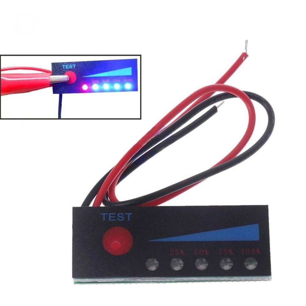 LED індикатор заряду/розряду акумуляторів li-ion / Li-pol 1S 4.2 V від компанії Інтернет-магазин Кo-Di - фото 1