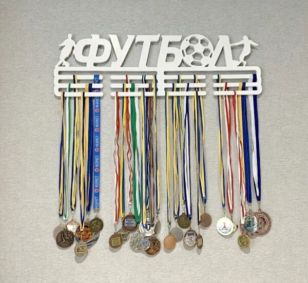 Медальница для футболістів футбол від компанії Інтернет-магазин Кo-Di - фото 1