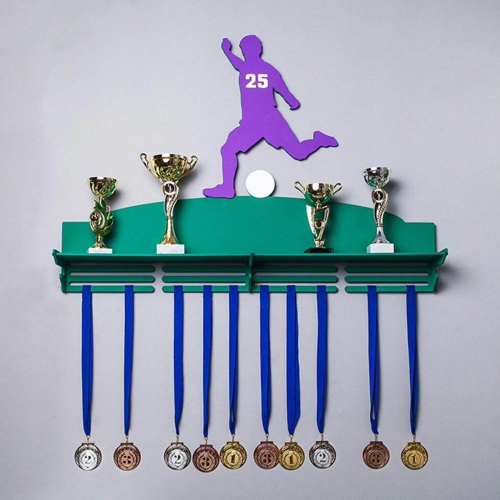 Медальница для кубків "Футбол" від компанії Інтернет-магазин Кo-Di - фото 1