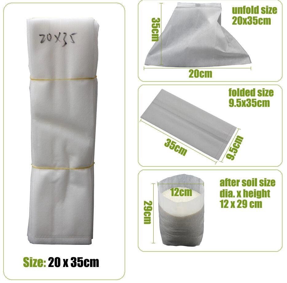 Мішечки для розсади тканинні, 20х35 см від компанії Інтернет-магазин Кo-Di - фото 1