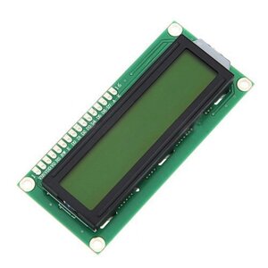 LCD 1602 РКІ дисплей, зелений