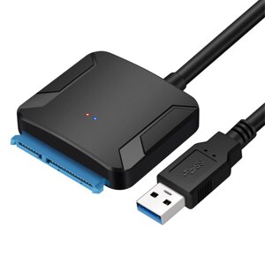 Адаптер-переходник USB 3.0 на SATA, 2.5", 3,5" для HDD, SSD