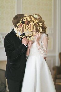 Монограма герб весільний 10 мм
