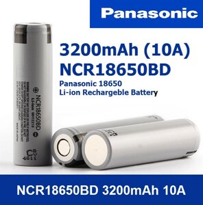 Акумулятор Panasonic NCR18650BD 3200 mAh/10А