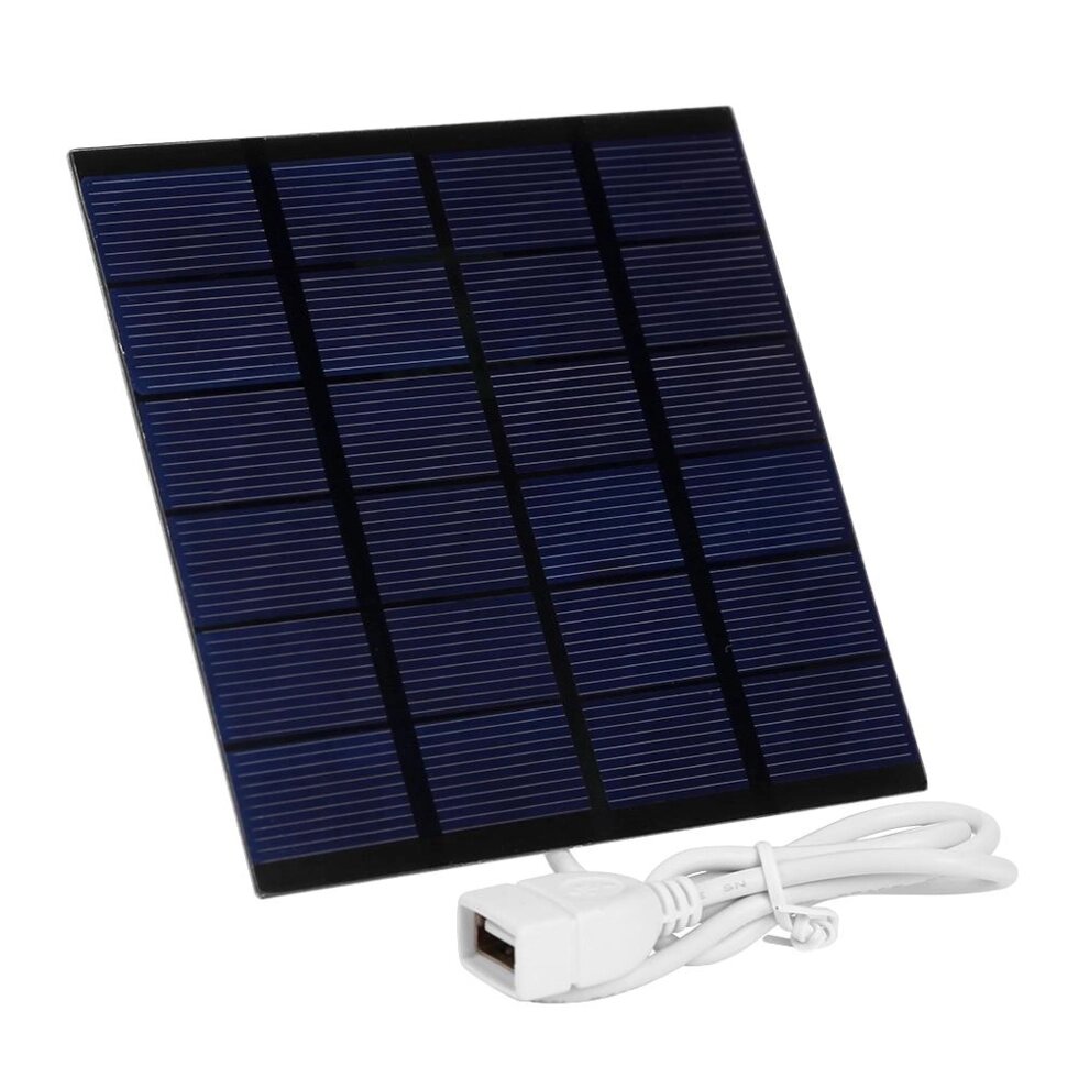 Портативна сонячна батарея, 5 в Usb, 1.5 Вт від компанії Інтернет-магазин Кo-Di - фото 1