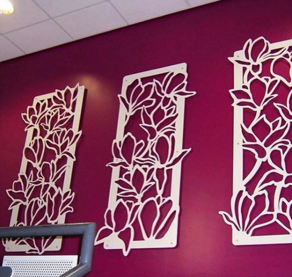Різьблена декоративна панель МДФ Лілія 084 від компанії Інтернет-магазин Кo-Di - фото 1