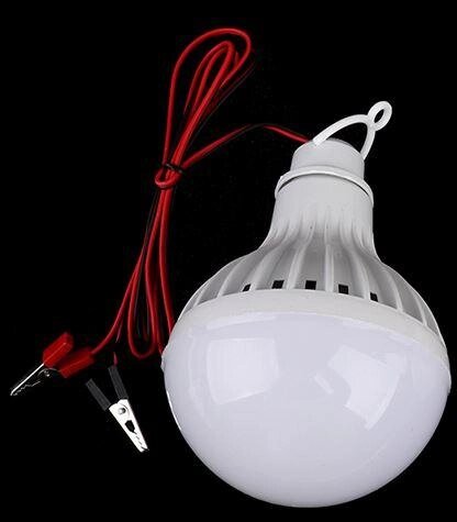 Світлодіодна лампа кругла з крокодилами, 12 в, 12 Вт від компанії Інтернет-магазин Кo-Di - фото 1