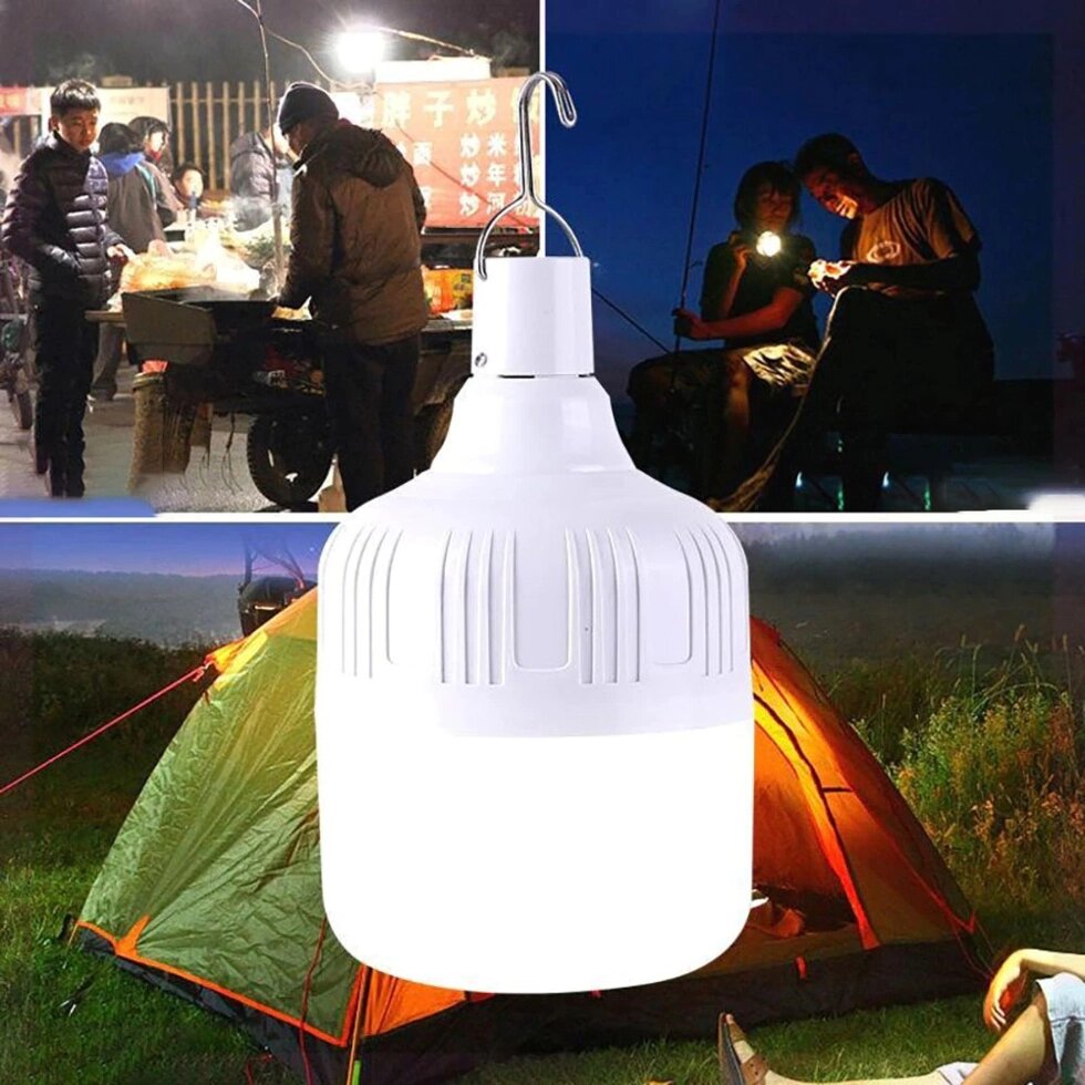 Світлодіодна лампа з акумулятором, 30-40 Вт. від компанії Інтернет-магазин Кo-Di - фото 1