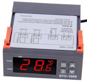 Термостат, терморегулятор STC-1000, 12 В